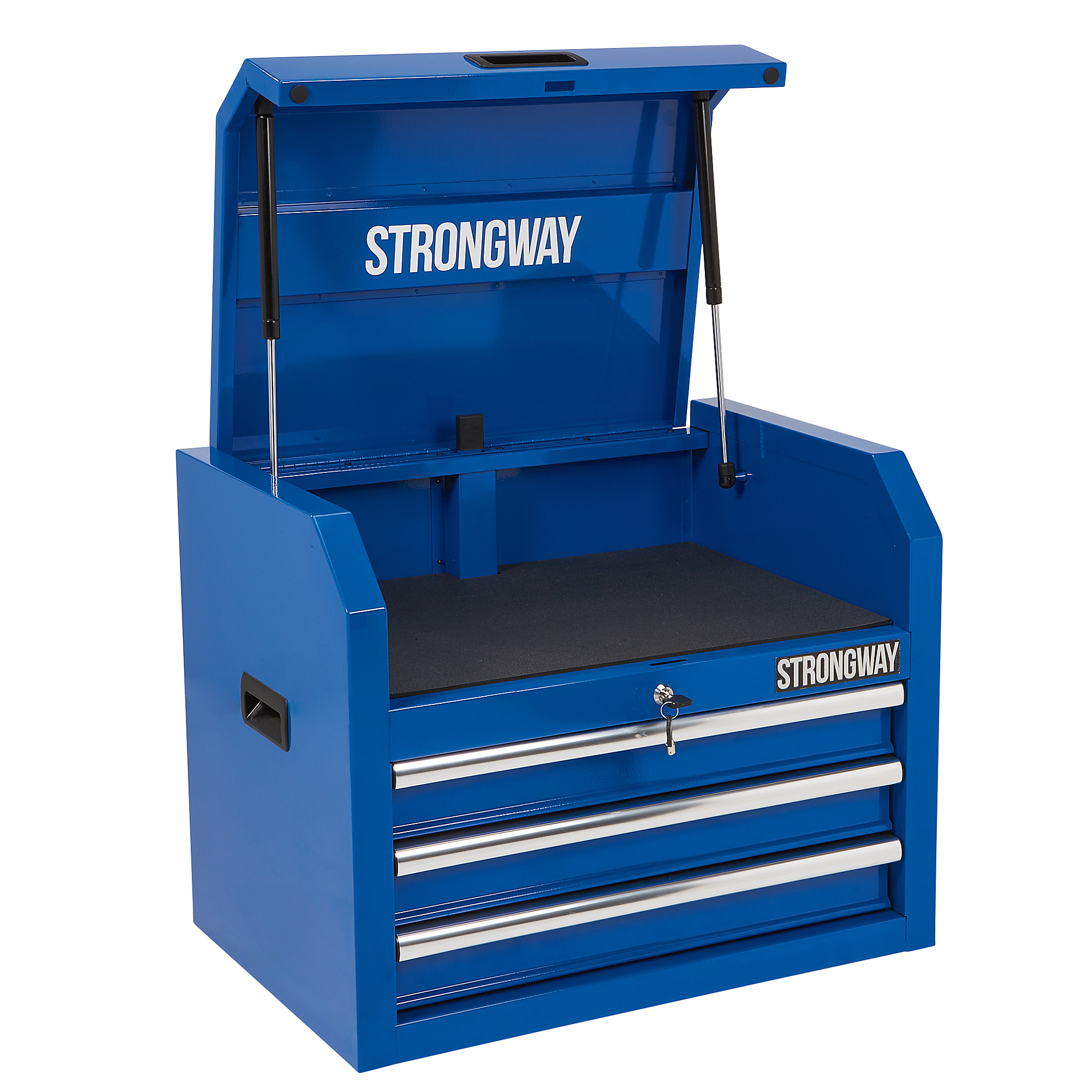 Strongway 3-Drawer Storage Chest, 25.6in.W x 17.7in.D x 20.3in.H, 400-Lb. Capacity